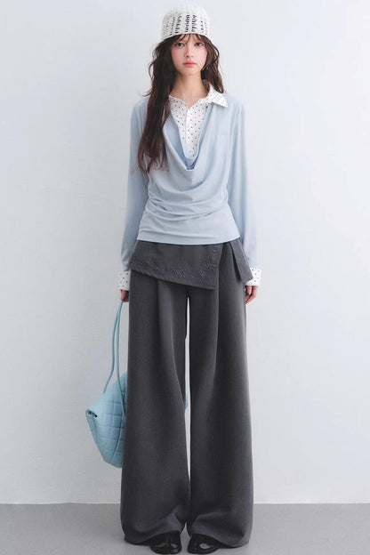 Polka Dot Patchwork Top Set-Up