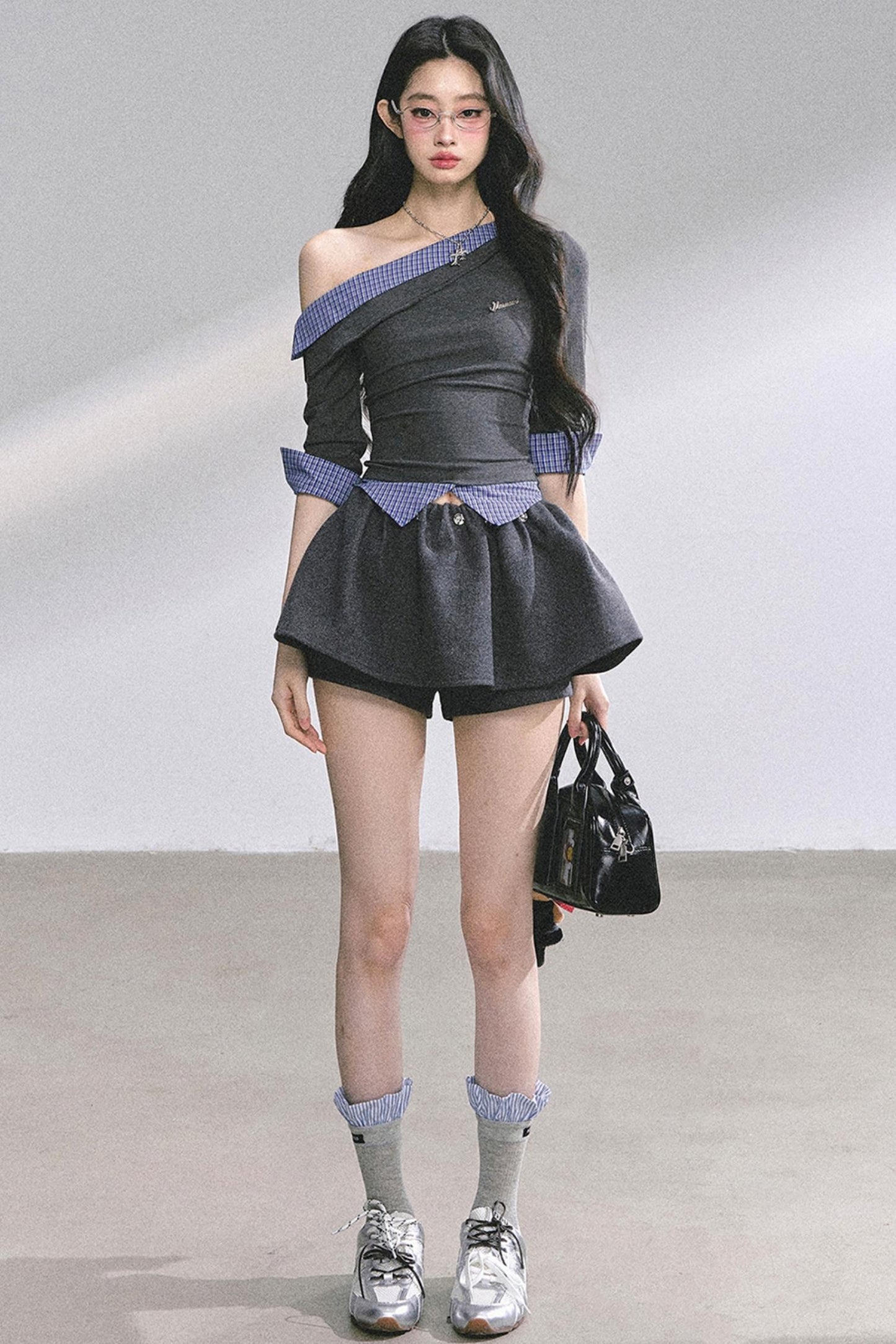 Gray Tone Striped T-Shirt