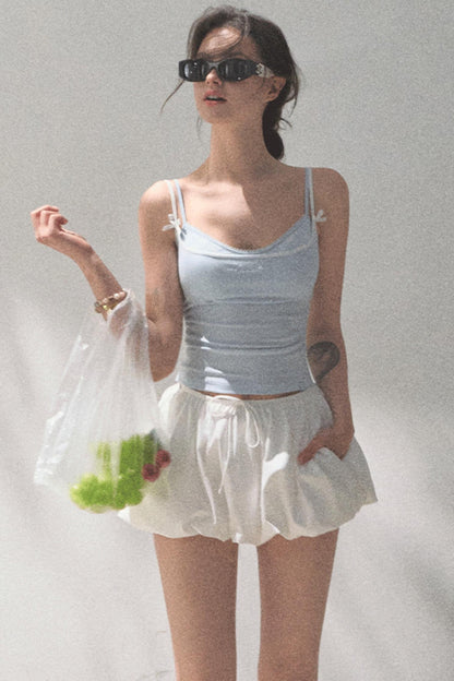 Stretch Chambray Camisole Set