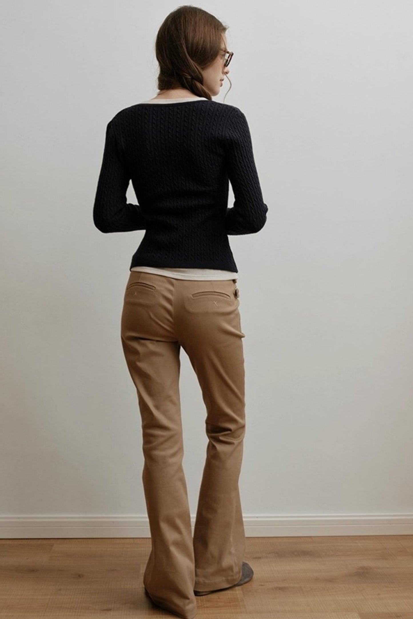 Velvet Twist Knitting Top