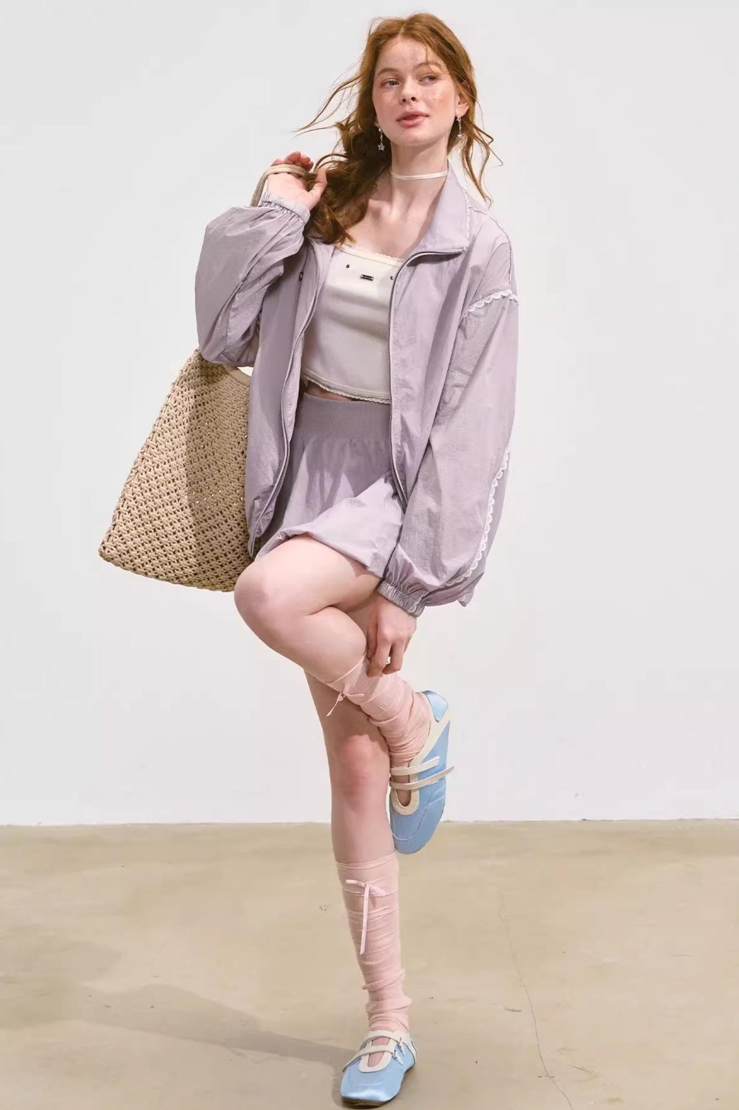 Casual Sun Protection Jacket & Skirt Set-Up