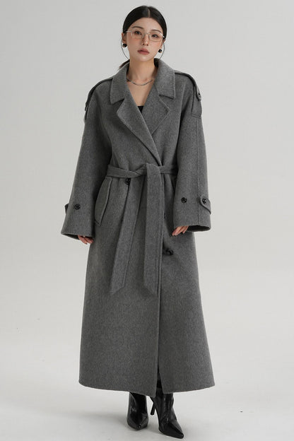 Premium Tailored Wool Blend Coat