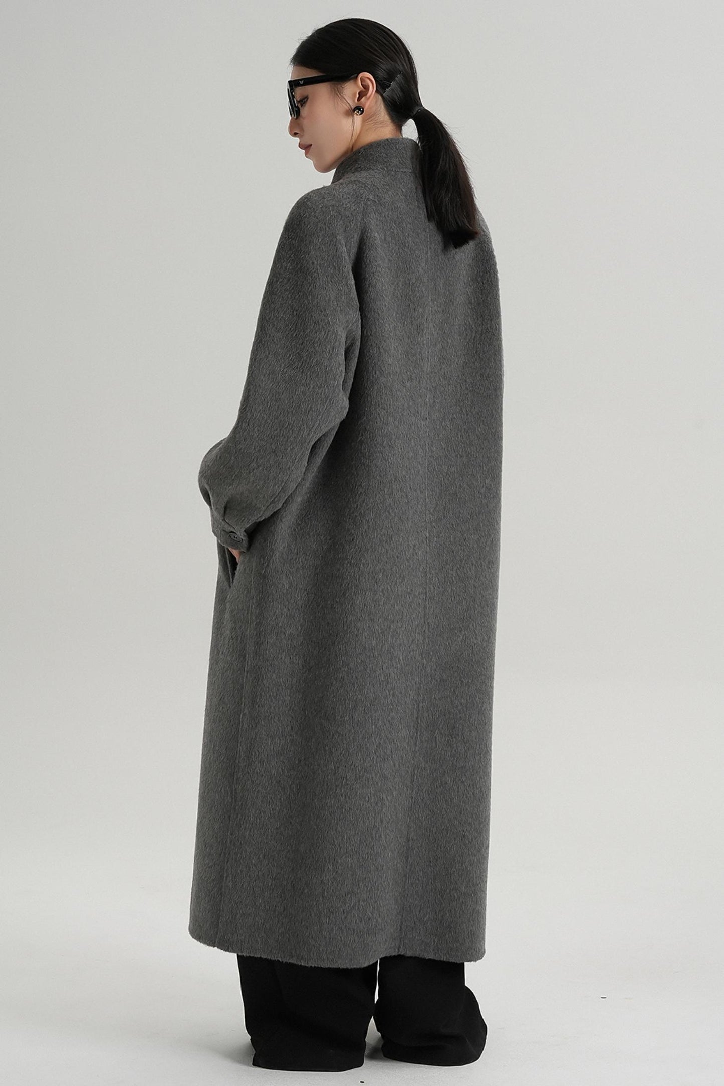 Temperament Woolen Long Coat