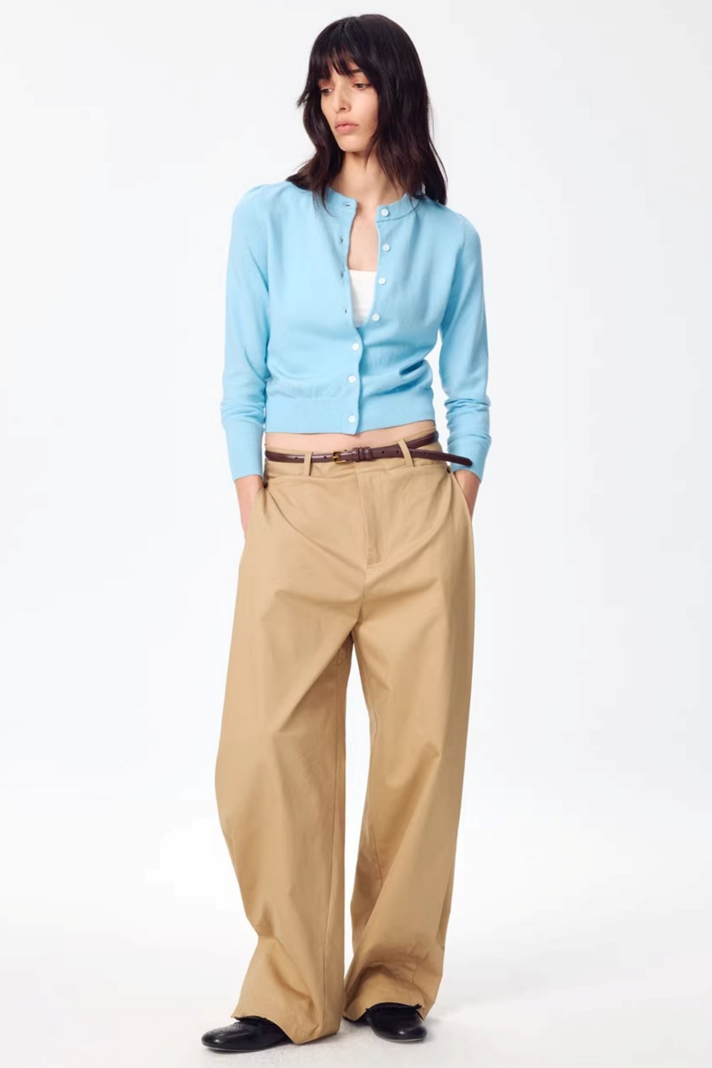 Retro Wool Colorful Cardigan Sweater