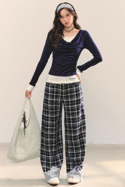 Swing Slim Fit Patchwork T-Shirt