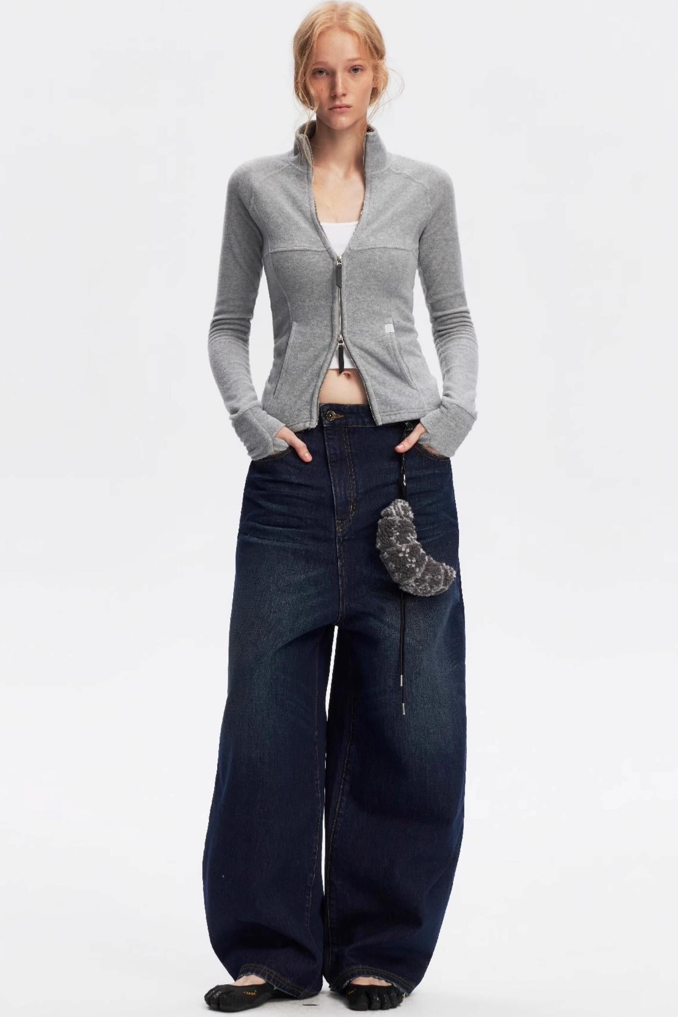 Vintage Yellow Distressed Jeans