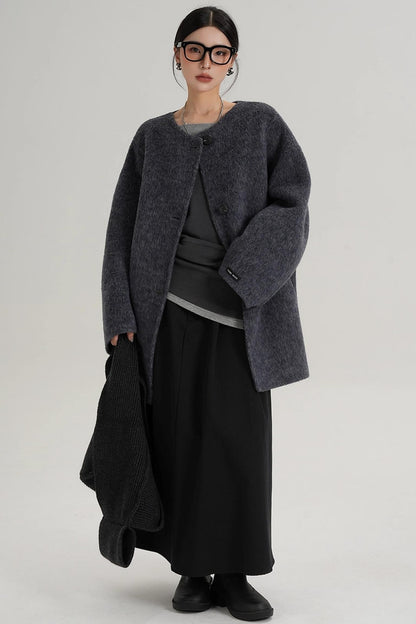 Temperament Woolen Coat