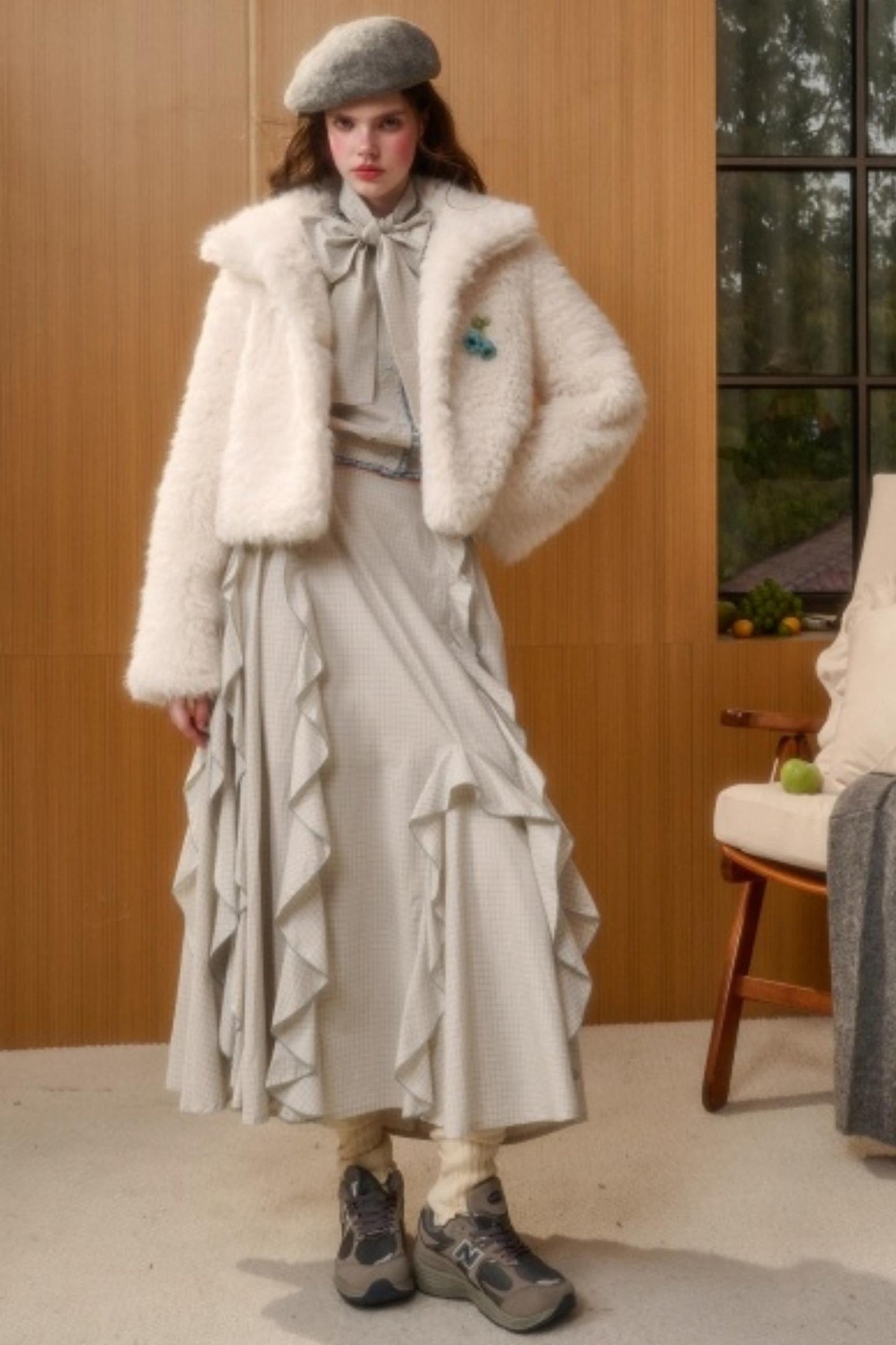 Organic Cotton Patchwork Blouse Set-Up