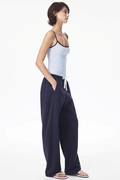 Color-Blocked Carrot Pants