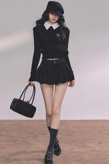 High Intelligence Knitted Top