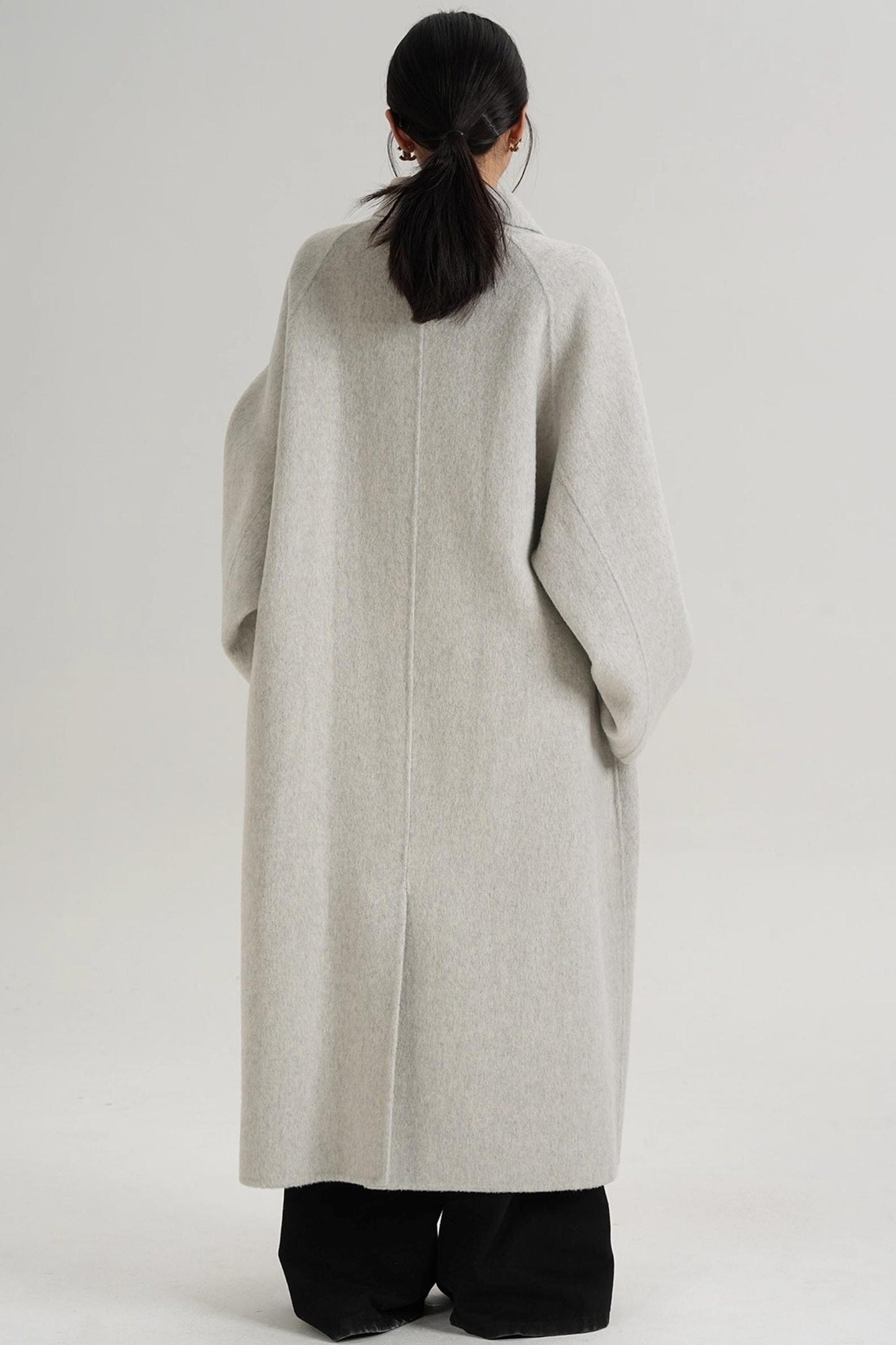 Temperament Wool Reversible Long Coat