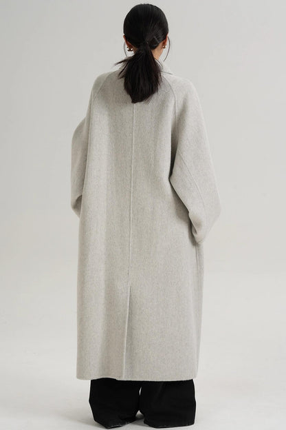 Temperament Wool Reversible Long Coat