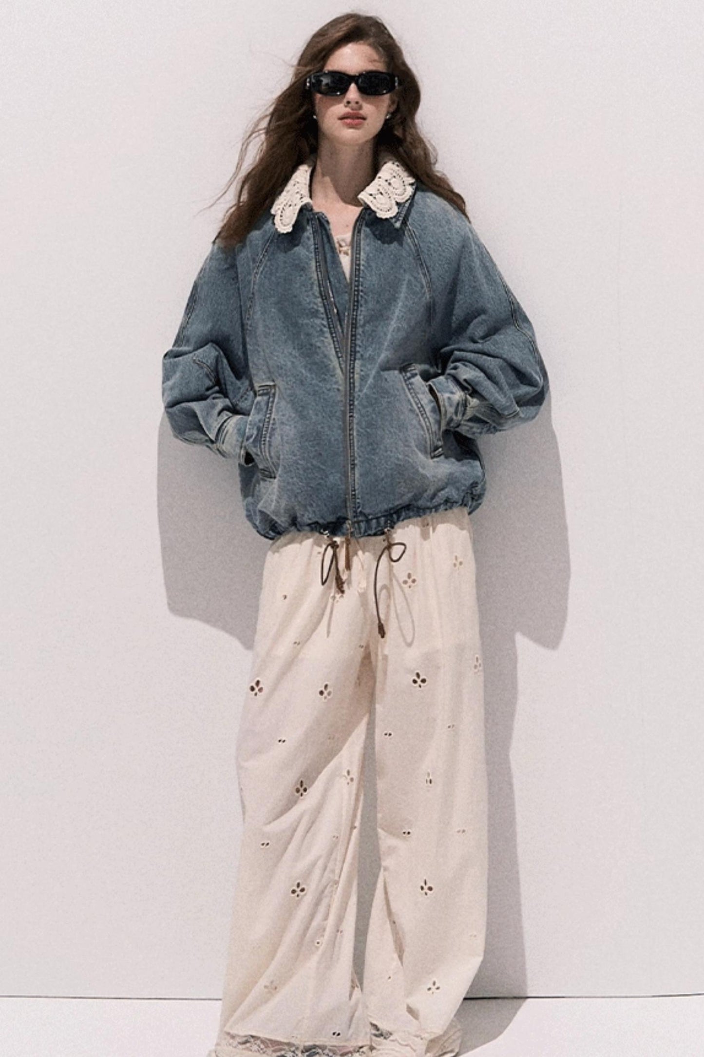 Vintage Braided Denim Jacket Set-Up