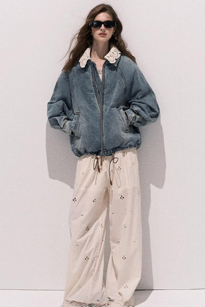 Vintage Braided Denim Jacket Set-Up