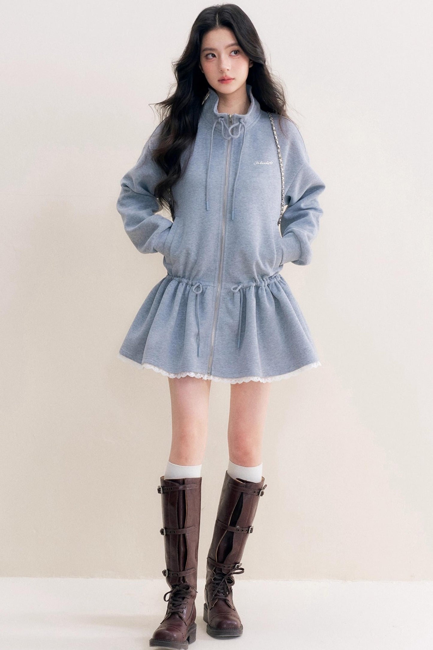 Lazy Casual Sweatshirt Dress