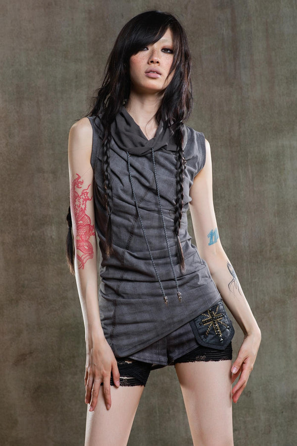 Punk Pleated Vest