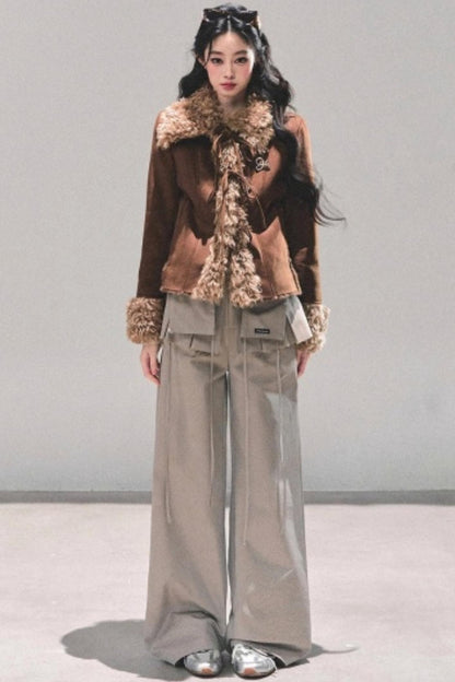 Bella Wide-Leg Workwear Pants