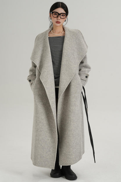 Ultra-High Reversible Wool Coat