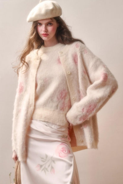 Milky Way Wool Sweater & Skirt Set-Up