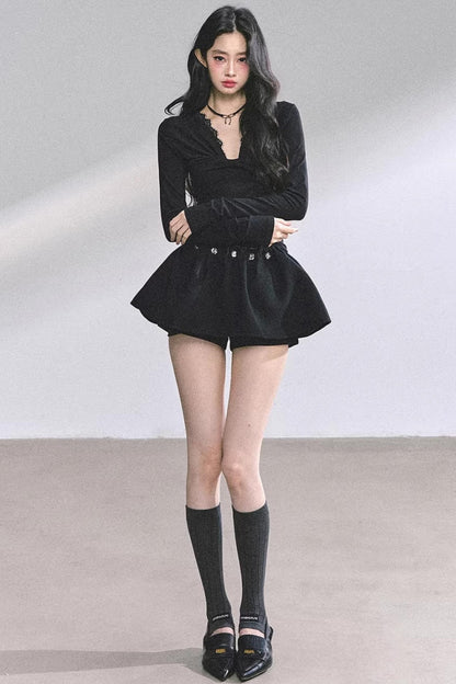 Ancient White Moonlight Lace Top