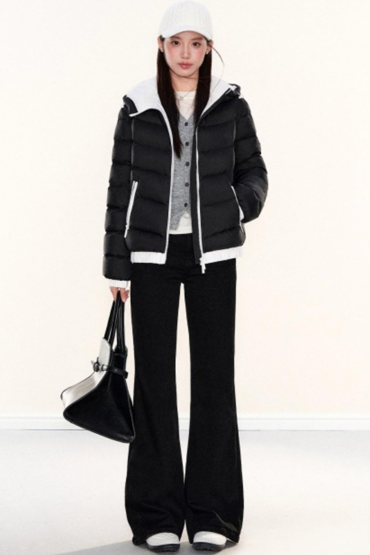 Slim-Fit Knitted Cardigan