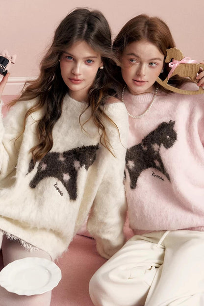 Floral Wool Jacquard Sweater