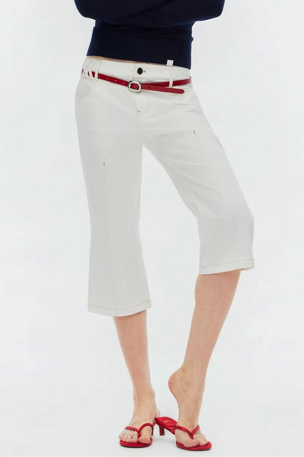 Vintage Exposed Seam Flared Jeans