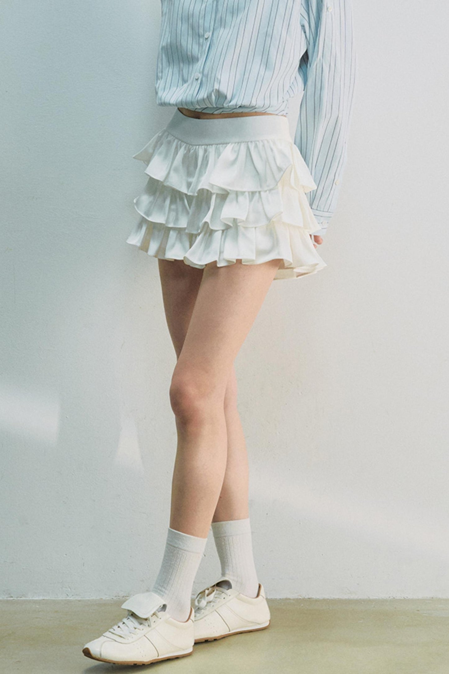 Elegant White Ballet Skirt
