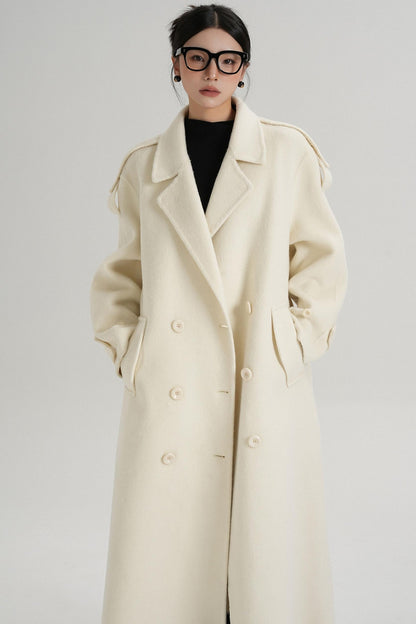 Premium Tailored Wool Blend Coat