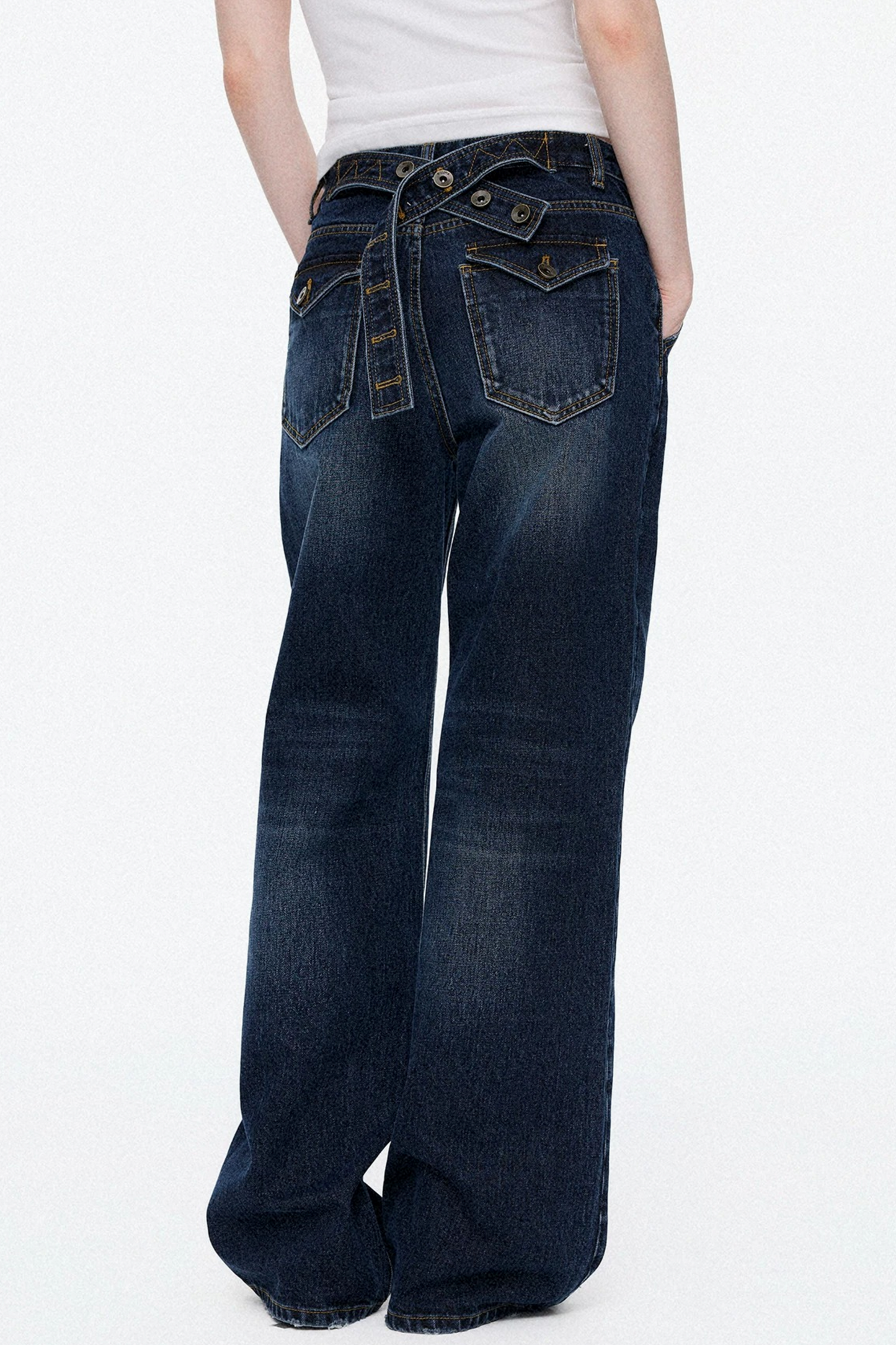 Cotton Vintage Washed Jeans