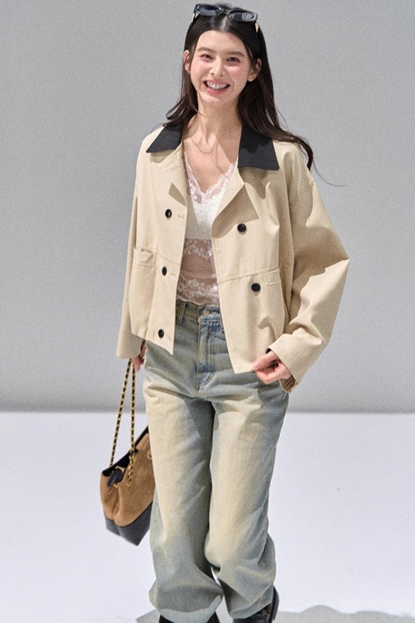 Retro Washed Straight Jeans