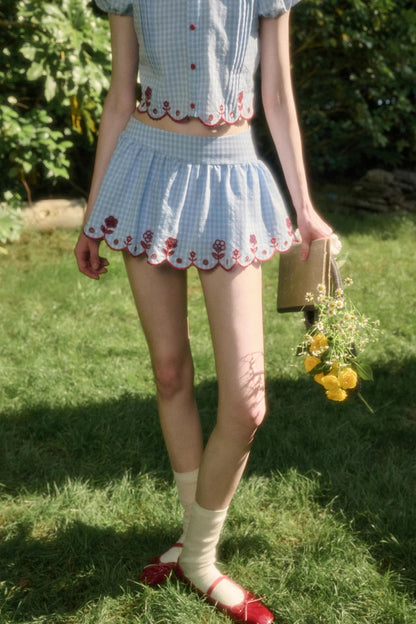 Pure Lace Airy Shirt Set-Up