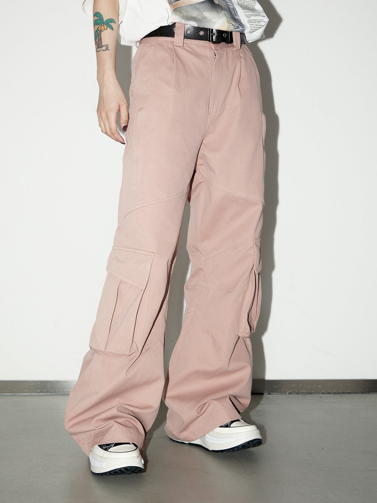 American retro wide-leg casual pants