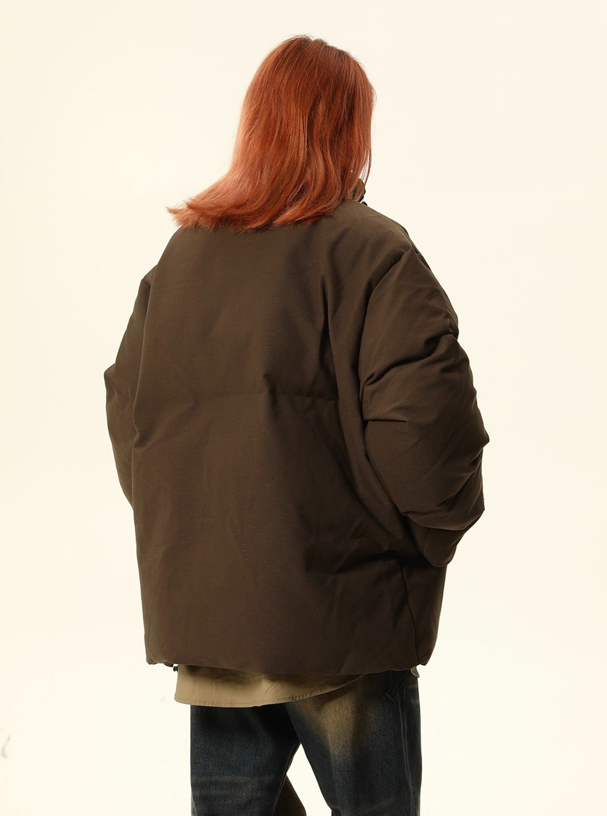 Stand-up collar bread jacket