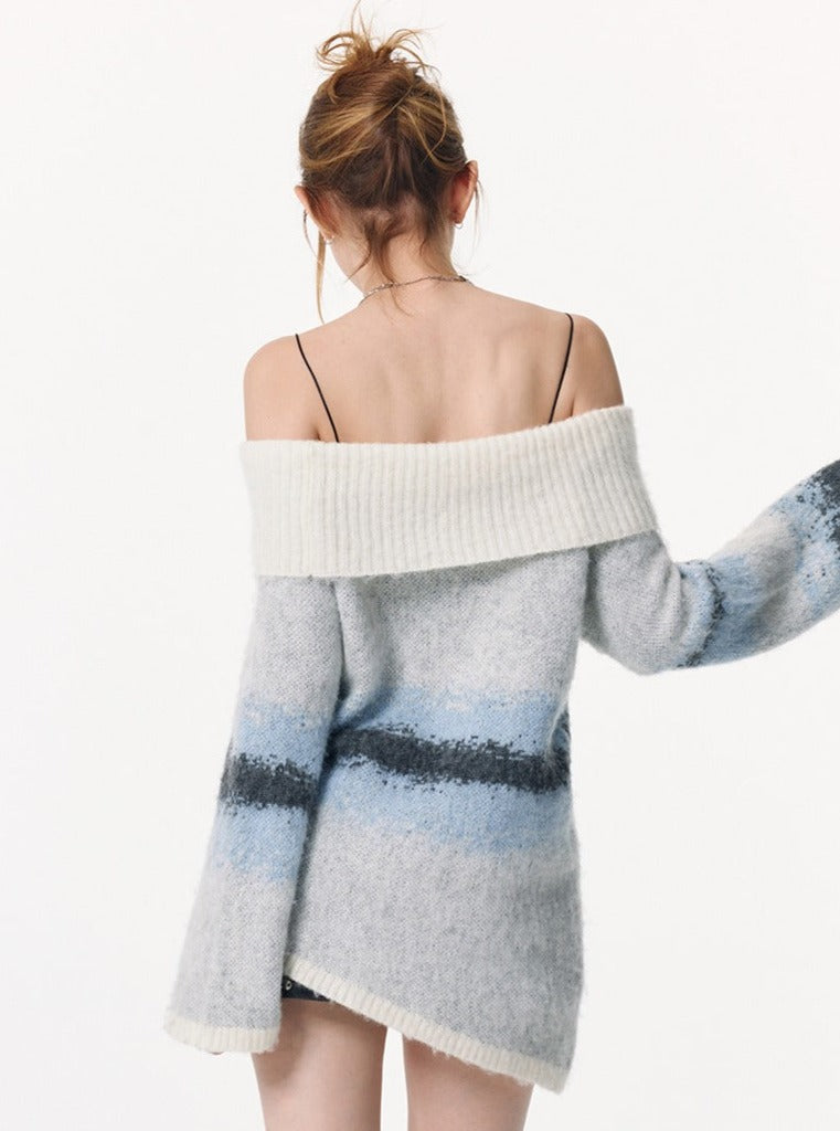 Luxury One-Shoulder Knit Tops