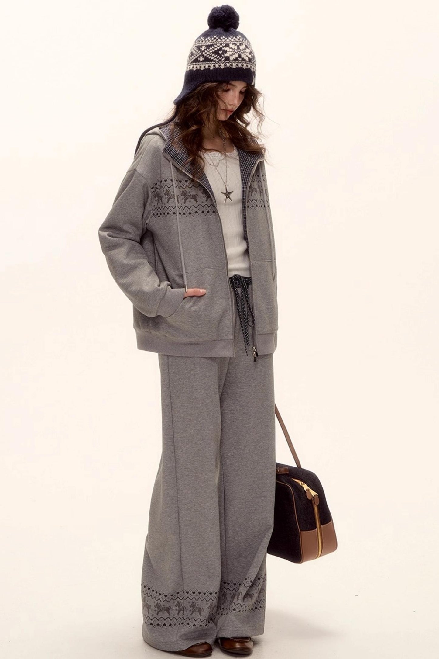 Fair Isle Quilted Jacket Set-Up