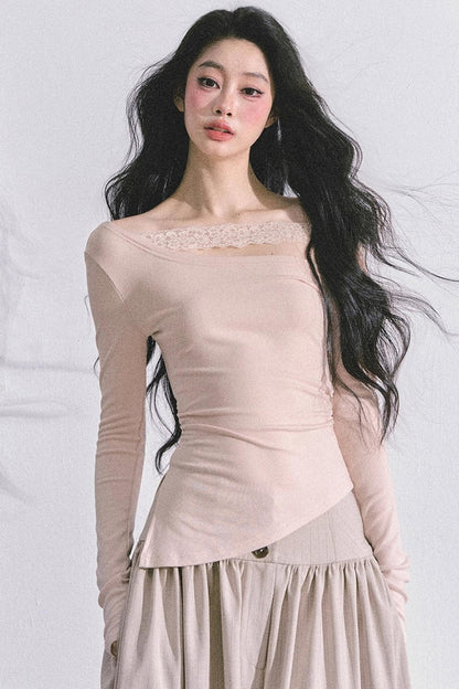 Barbaric Lace Off-the-Shoulder Top