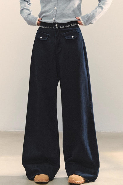 Asymmetrical Denim Jacket Skirt Set-Up