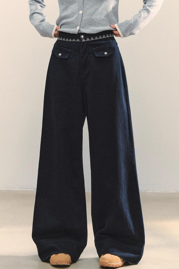 Asymmetrical Denim Jacket Skirt Set-Up