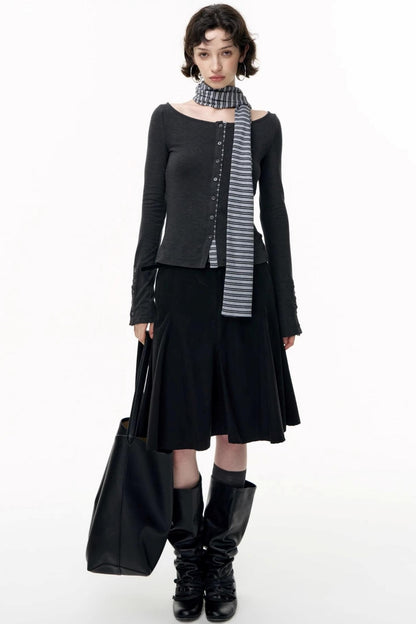 Black Slimming Skirt