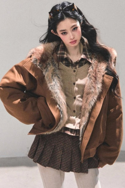 Plush Winter Padded Coat