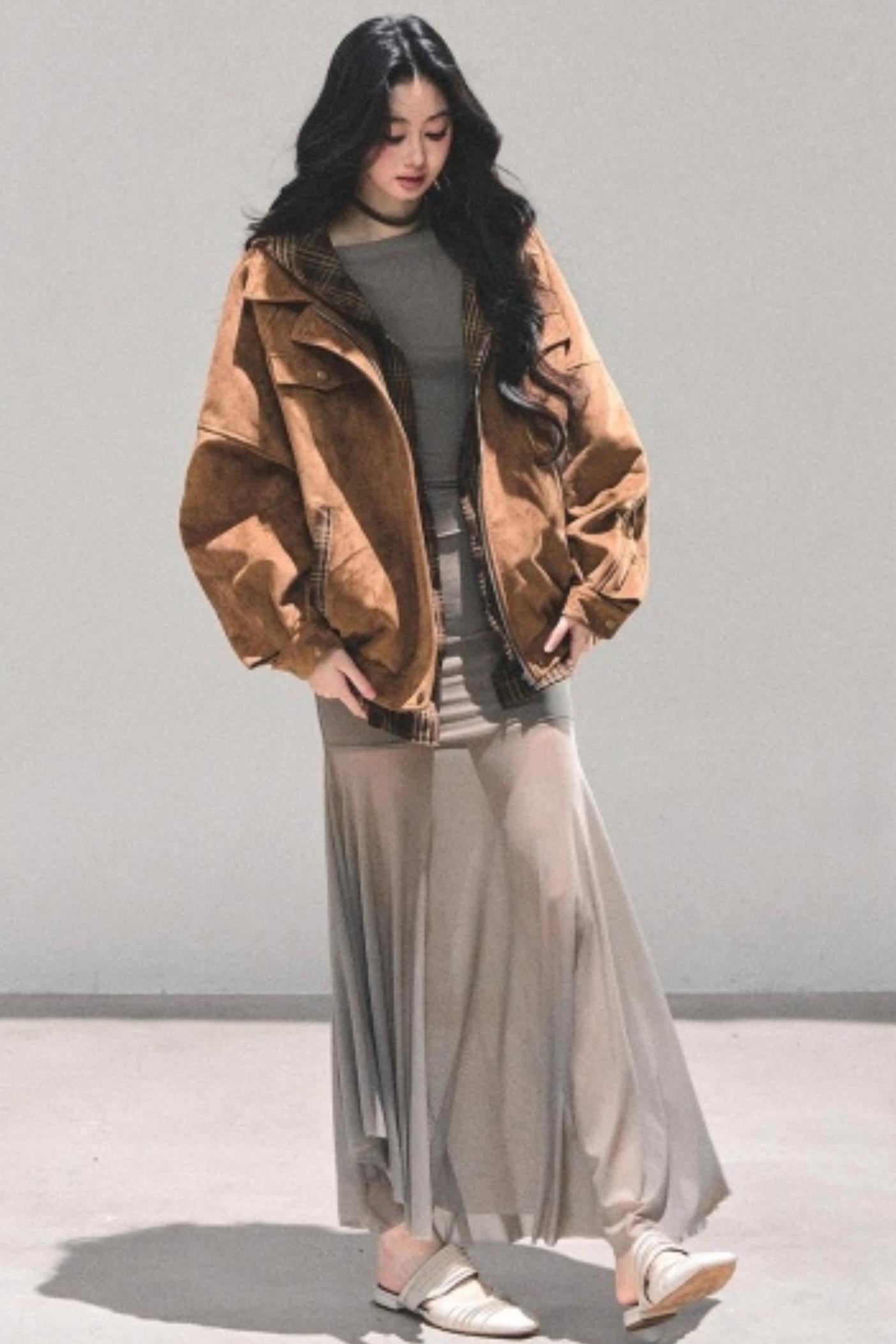 Slim-Fit Autumn Dress