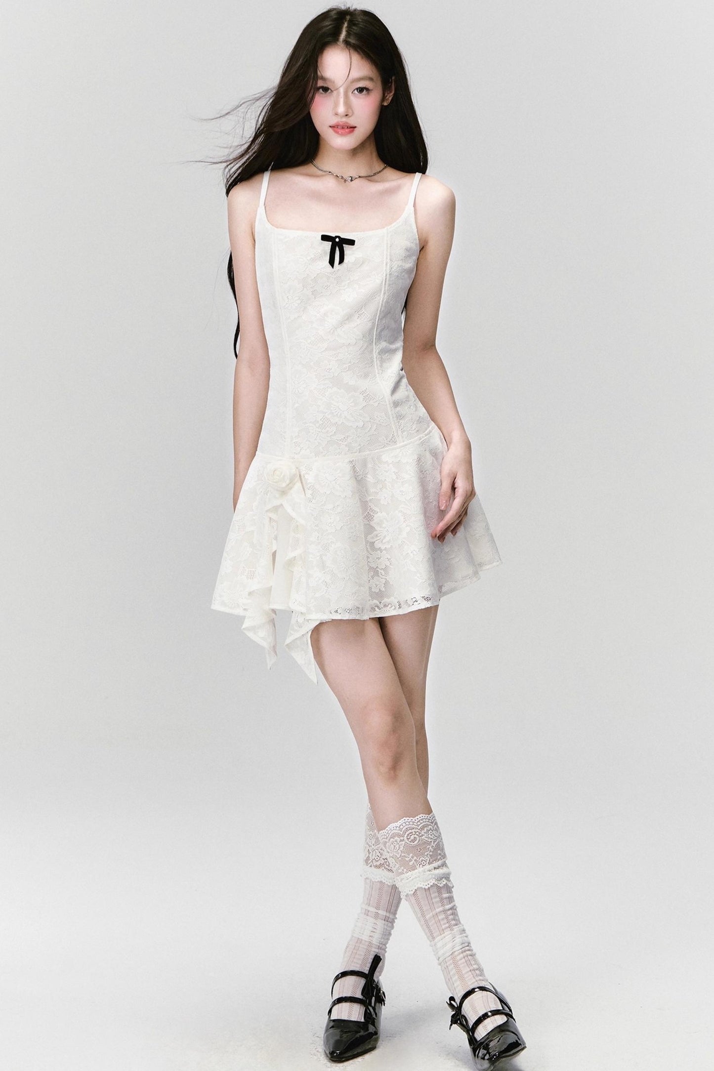 Delicate Moon Lace Dress
