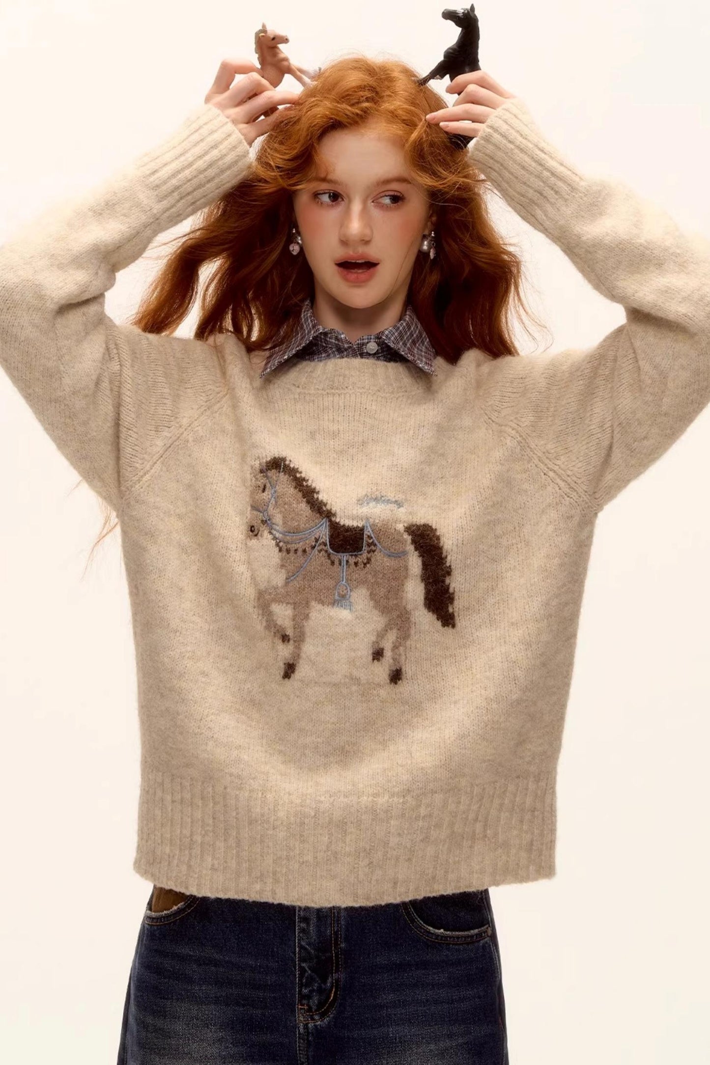 Lucky Pony Wool Sweater