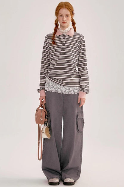 Spring Lace Sheer Top