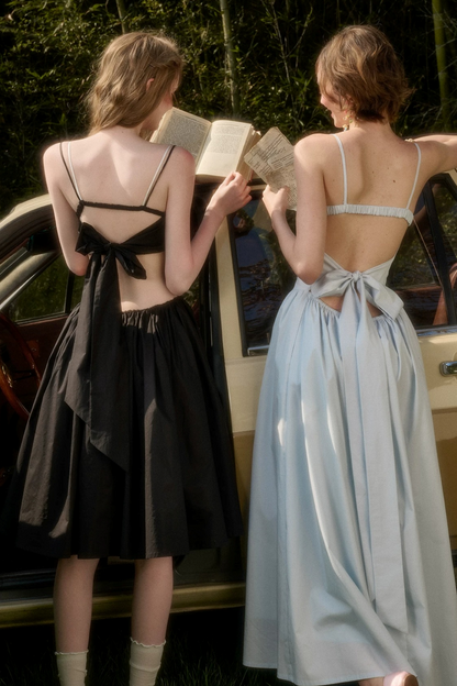 Babyblaues Baumwoll-Feenkleid