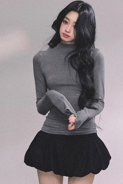 Maple Leaf Knit Sweater Cape Set-Up