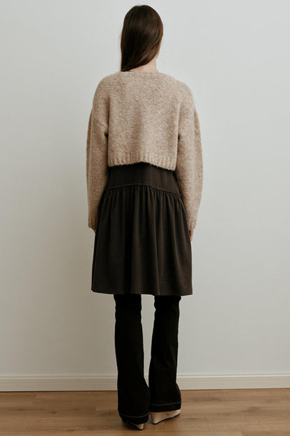 Mist Island Floral Knit Dress