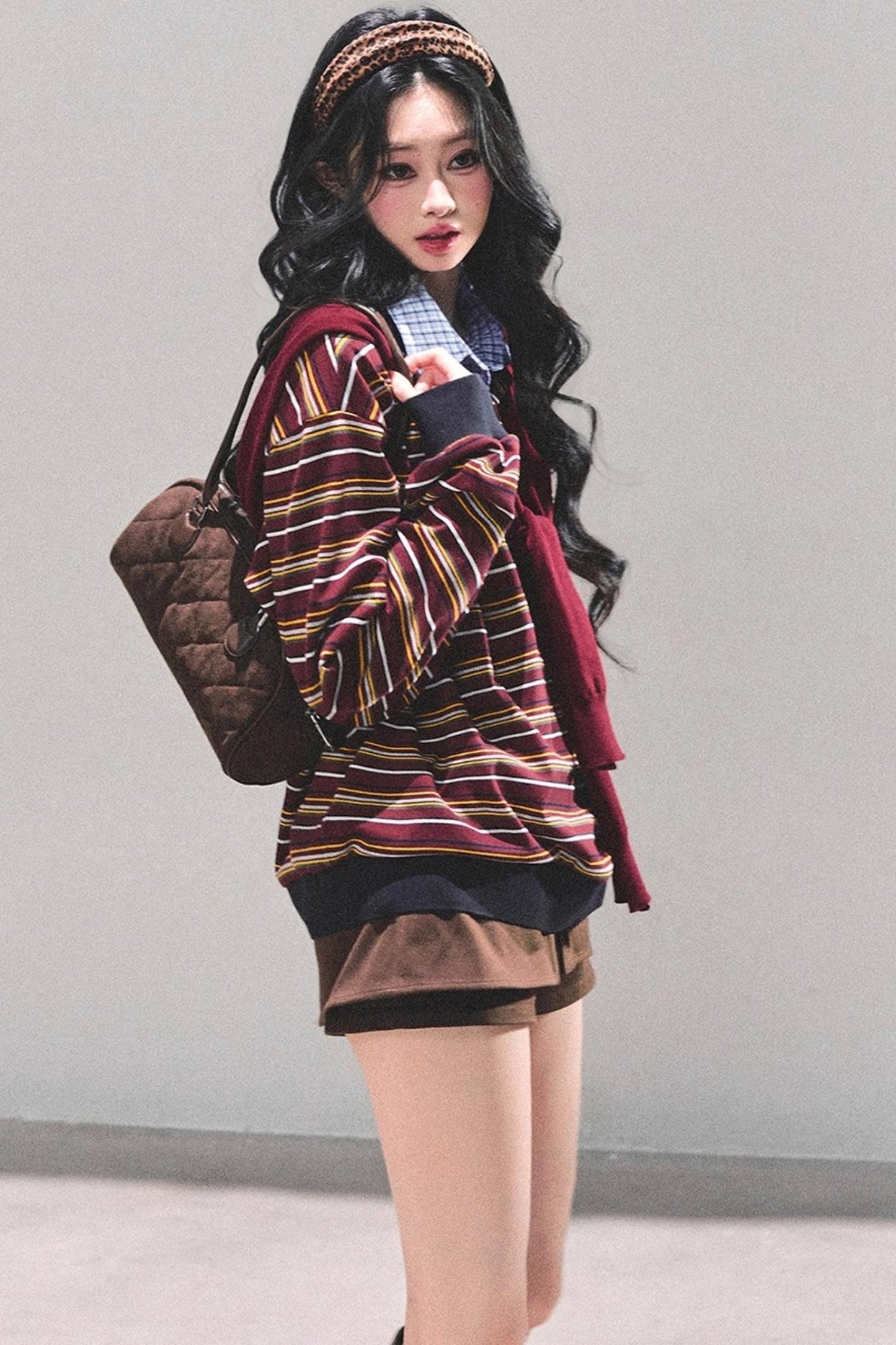 Black Autumn A-Line Shorts