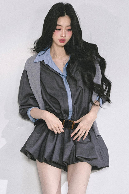 Autumn Bud Slim Dress Set-Up